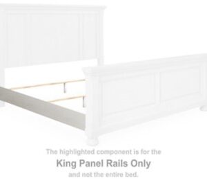 Robbinsdale - King Panel Rails - Antique White