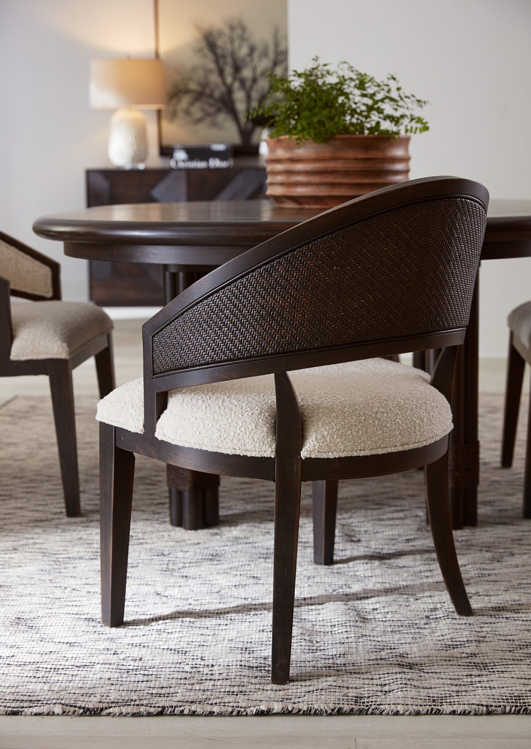 Retreat - Barrel Back Chair (Set of 2) - Black