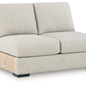 LaureLGrove - Armless Loveseat - Pebble