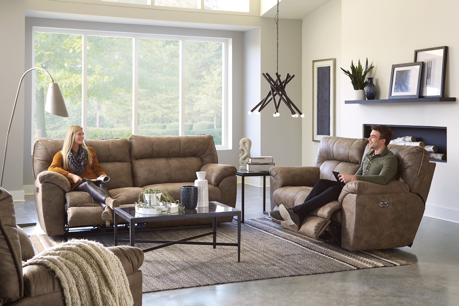 Hollins - Power Recliner - Coffee