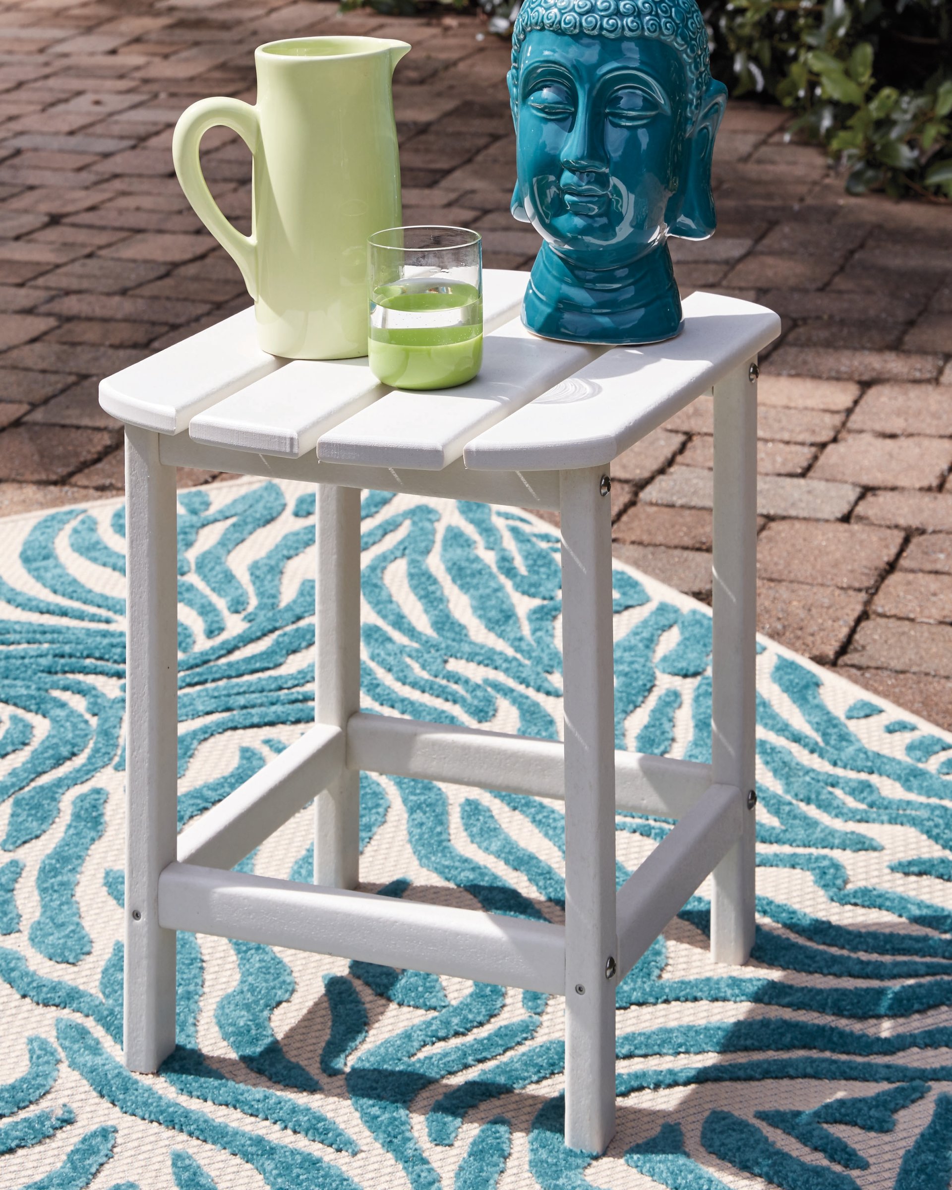 Sundown Treasure - Rectangular End Table - White
