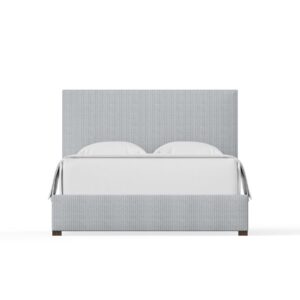 Choices - Queen Upholstered Footboard - Navy Stripe
