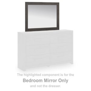 Prendonea - Bedroom Mirror - Charcoal