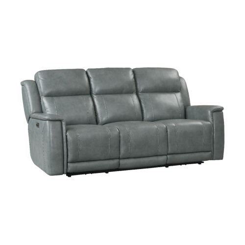 Conover - Blue Grey - Pwr Sofa w/ Headrest