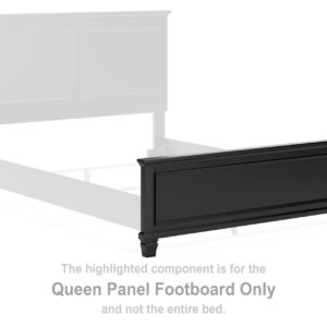 Lanolee - Queen Panel Footboard - Black
