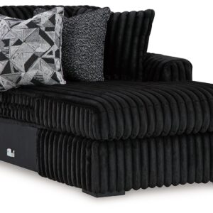 Midnight-Madness - Raf Corner Chaise - Onyx