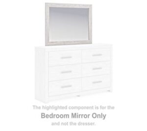 Cayboni - Bedroom Mirror - Whitewash