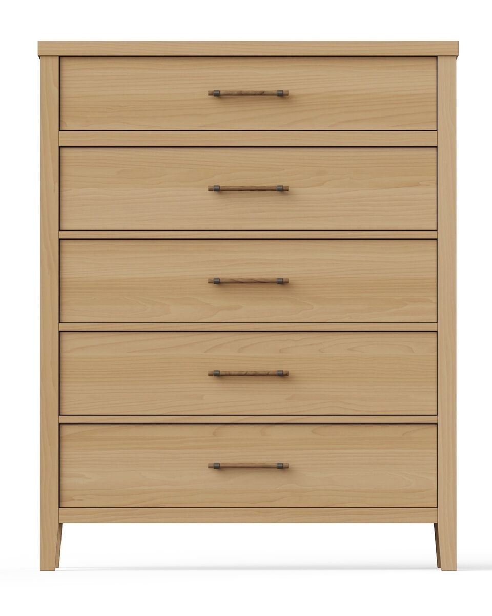 Pure Maple - 5 Drawer Chest - Natural Maple
