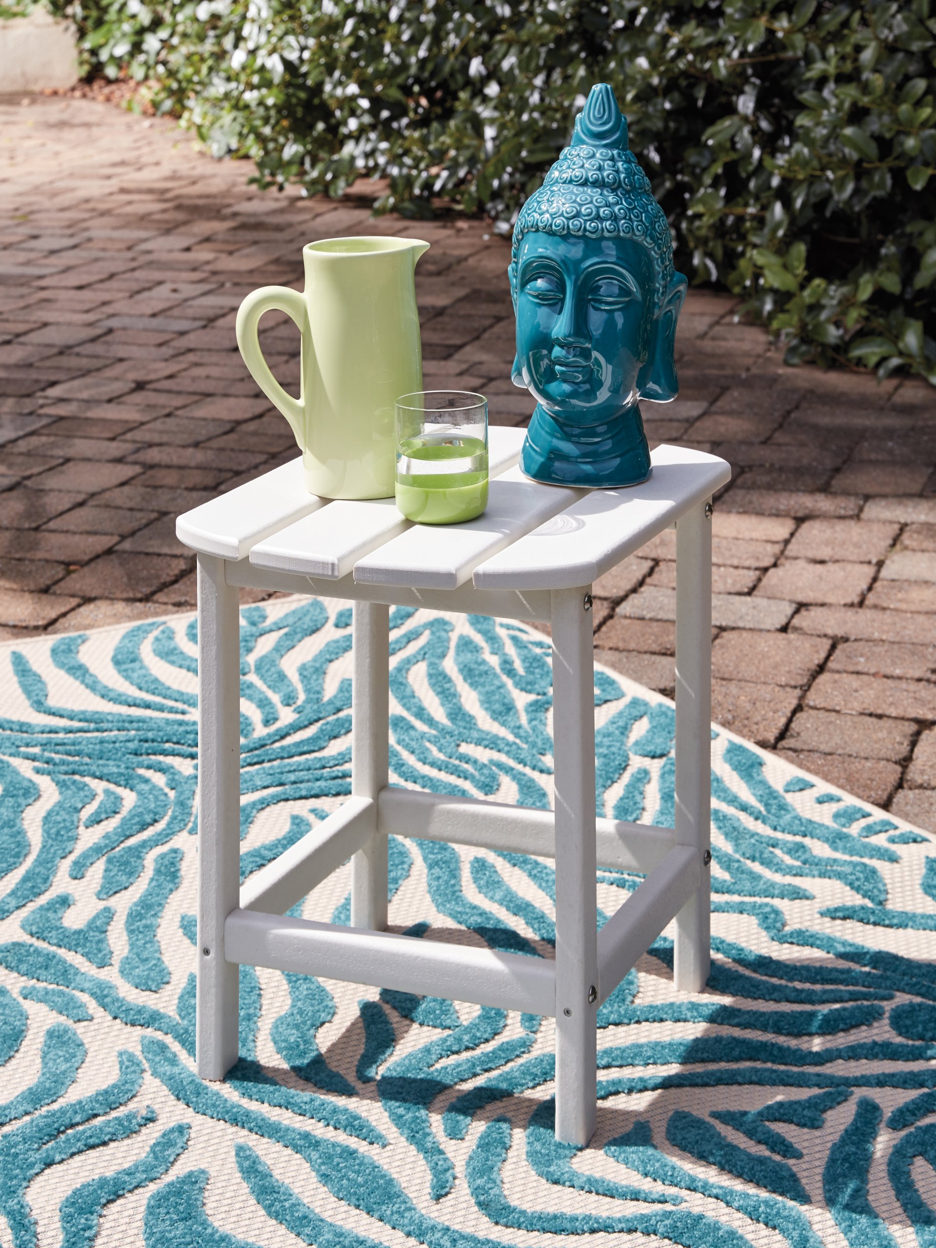 Sundown Treasure - Rectangular End Table - White