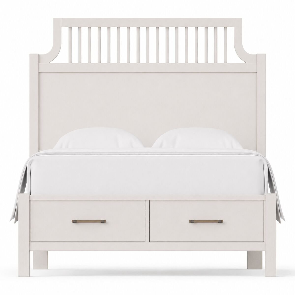 Pure Maple - Storage Bed Rails 5/0-6/6 - Cottage White