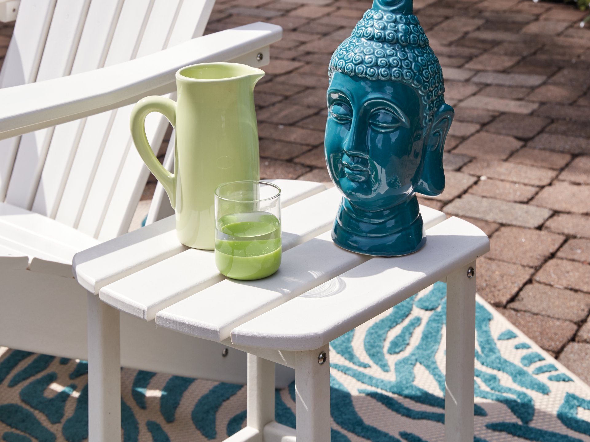 Sundown Treasure - Rectangular End Table - White