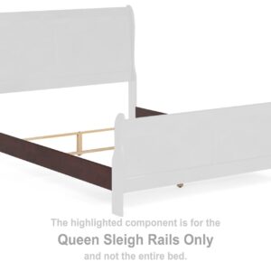 Alisdair - Queen Sleigh Rails - Reddish Brown