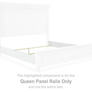 Kanwyn - Queen Panel Rails - Whitewash