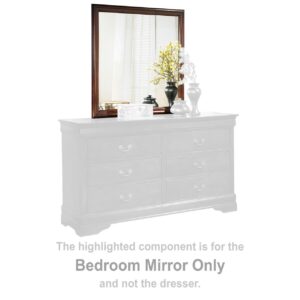Alisdair - Bedroom Mirror - Reddish Brown