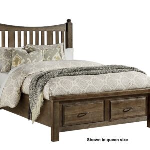 Maple Road - Queen Slat Poster Headboard - Maple Syrup