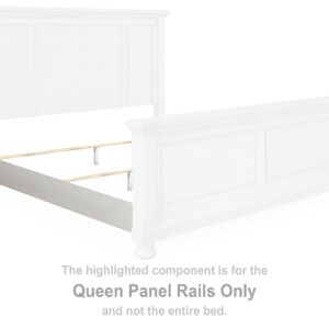 Robbinsdale - Queen Panel Rails - Antique White