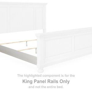 Robbinsdale - King Panel Rails - Antique White