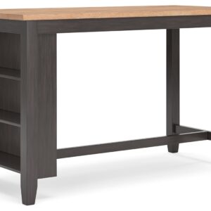 Gesthaven - Rectangular Dining Room Counter Table - Natural / Brown